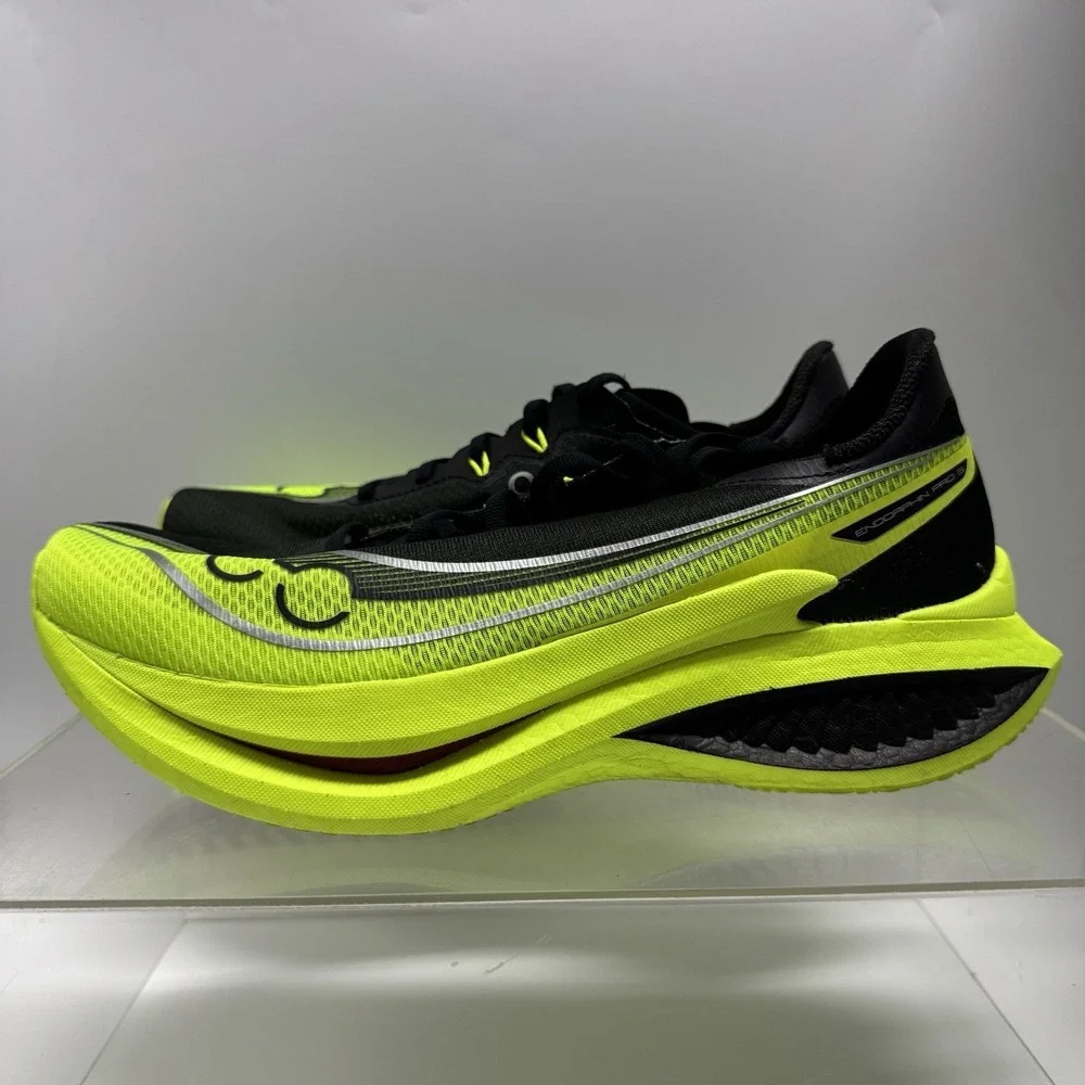 Saucony Endorphin Pro 5 Mens Running Marathon Black Citron S21064-130 Size 10.5